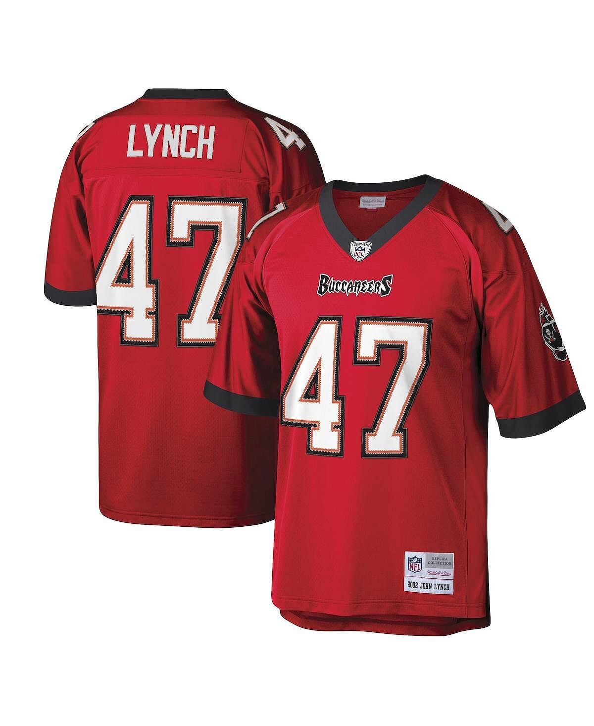 

Мужская футболка John Lynch Red Tampa Bay Buccaneers Legacy Replica Mitchell & Ness