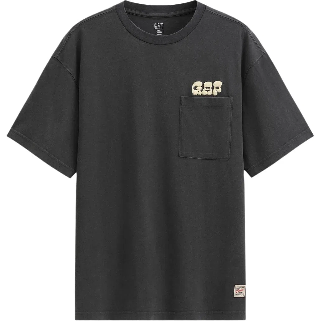 Футболка унисекс crew neck heavyweight GAP, Carbon Gray