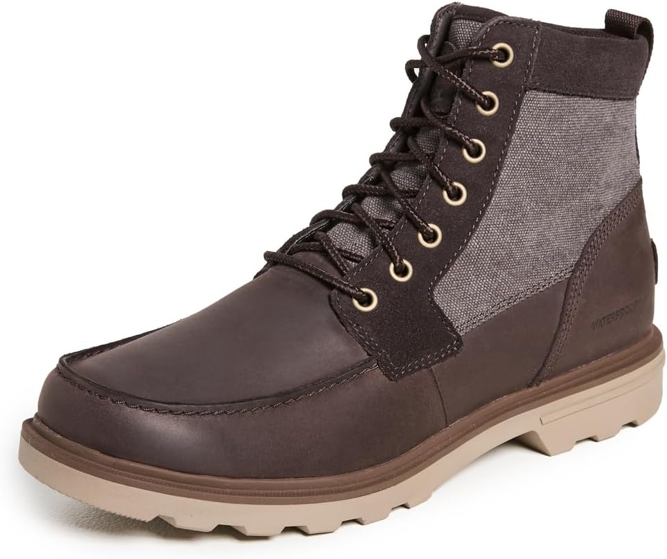 

Мужские водонепроницаемые ботинки Sorel Carson Moc, коричневый/хаки