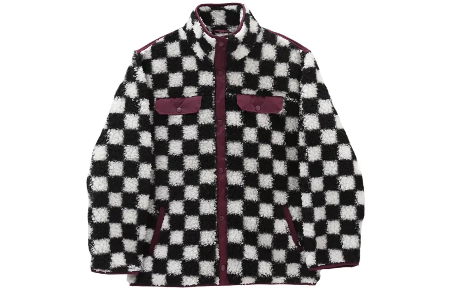

Vans Бархатная куртка женская черно-белая, Black White