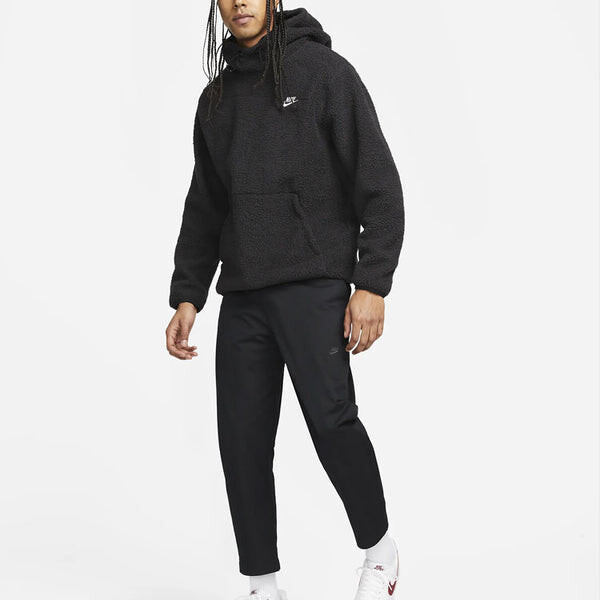 Толстовка Men's Nike Sportswear Sport Essentials+ Casual Sports Breathable Fleece Pullover Black, черный — фото 3