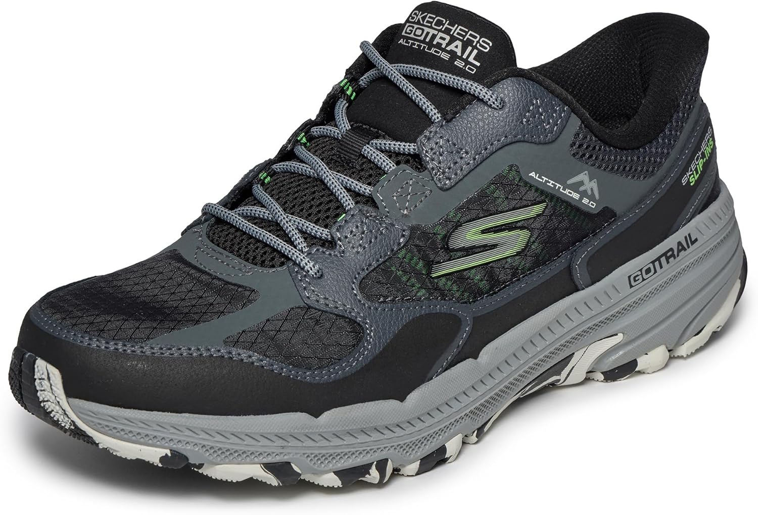 

Кроссовки для бега по трейлам Skechers Women's Go Run Trail Altitude 2.0 - Ravine, черный/серый