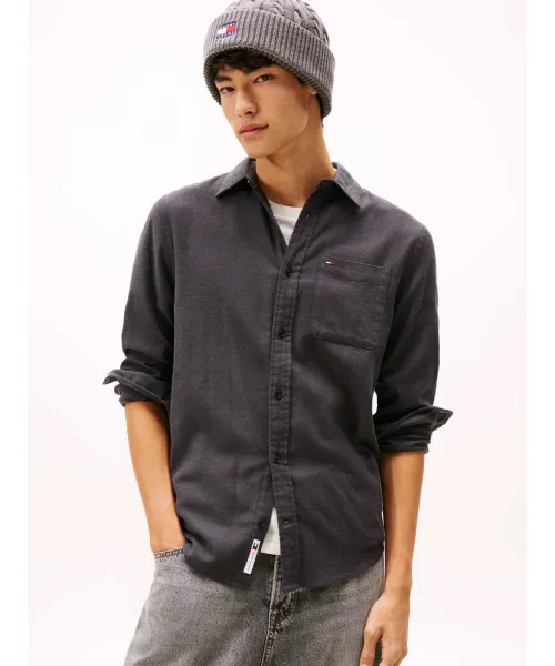 

Рубашка Regular fit Tommy Jeans, серый