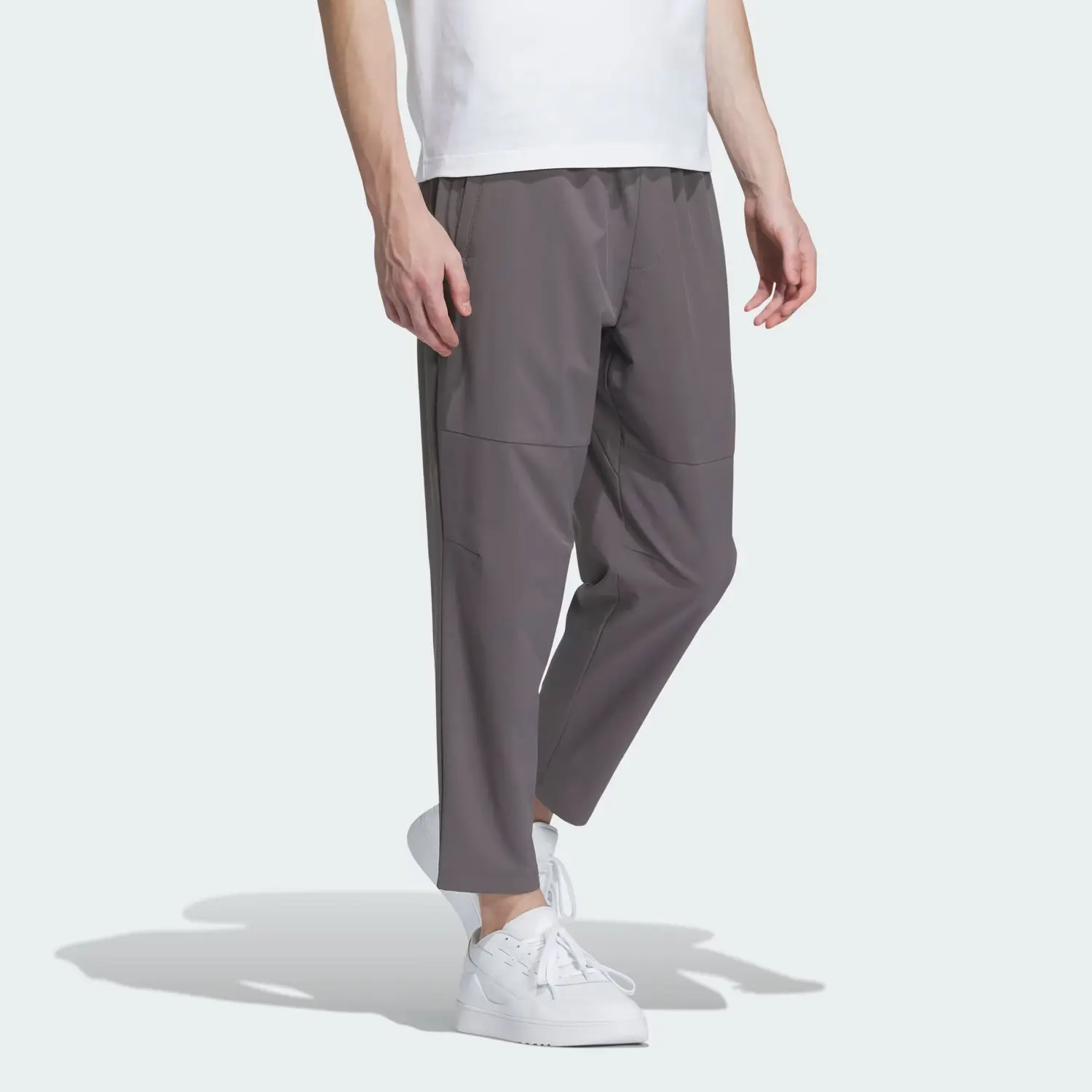 Adidas Aeroready Must-Have Брюки Тканые Спортивные Мужские Угольно-Серые — фото 4