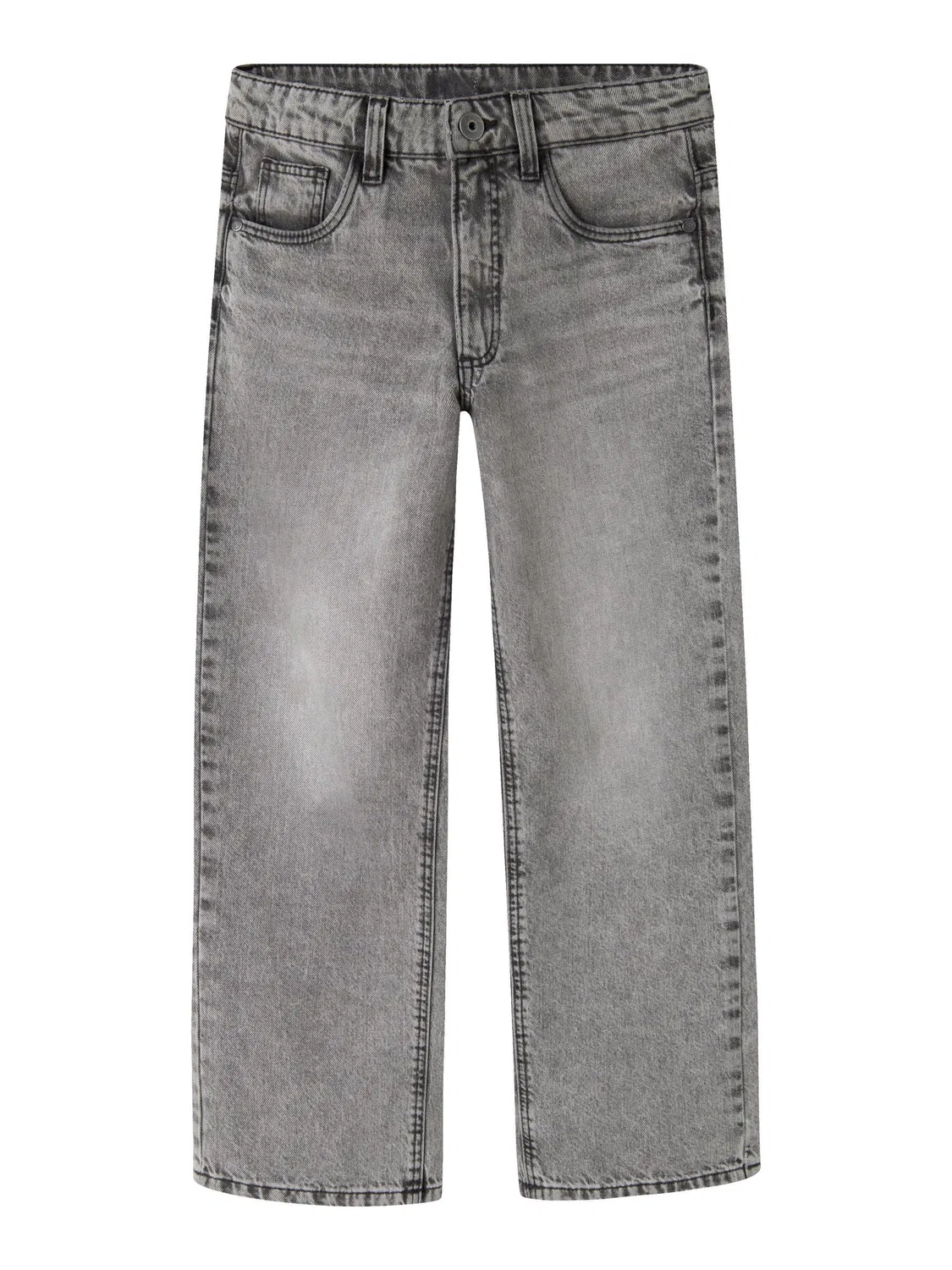 Джинсы loose fit, TWO SOON, light grey denim