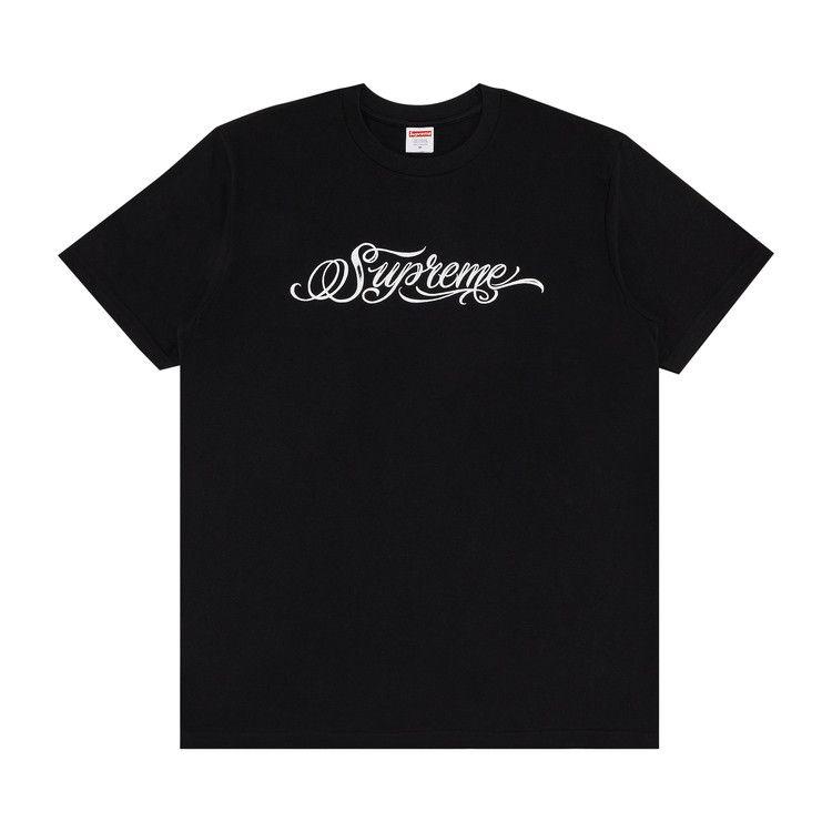 

Футболка Supreme Script Tee 'Black'