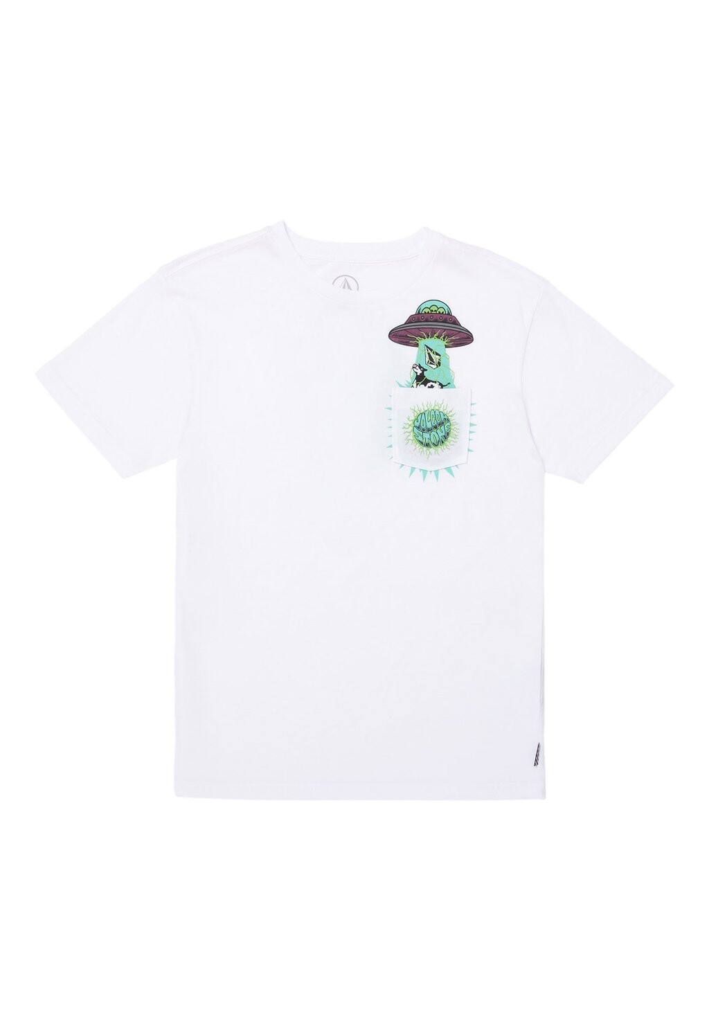 

Футболка с принтом UDDER SPACE Volcom, белый