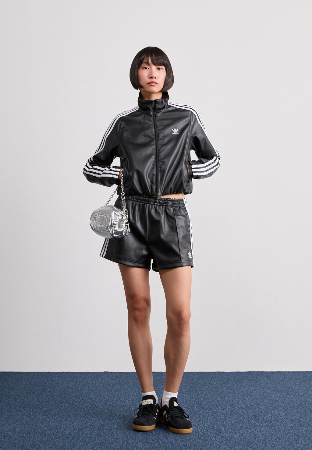 

Куртка из искусственной кожи FIREBIRD adidas, черный