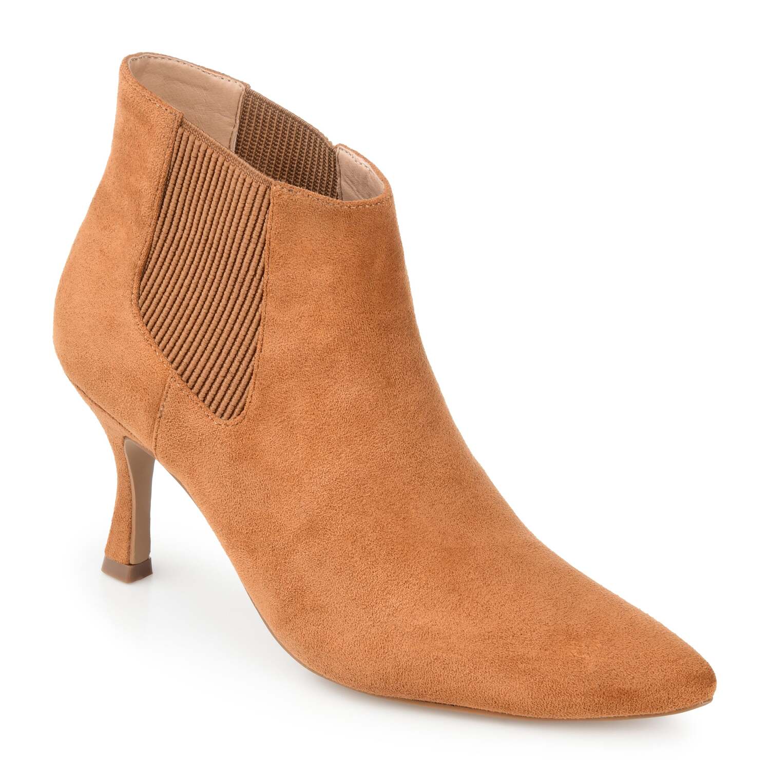 Женские ботильоны Tru Comfort Foam Wide Elitta из коллекции Journee, цвет cognac