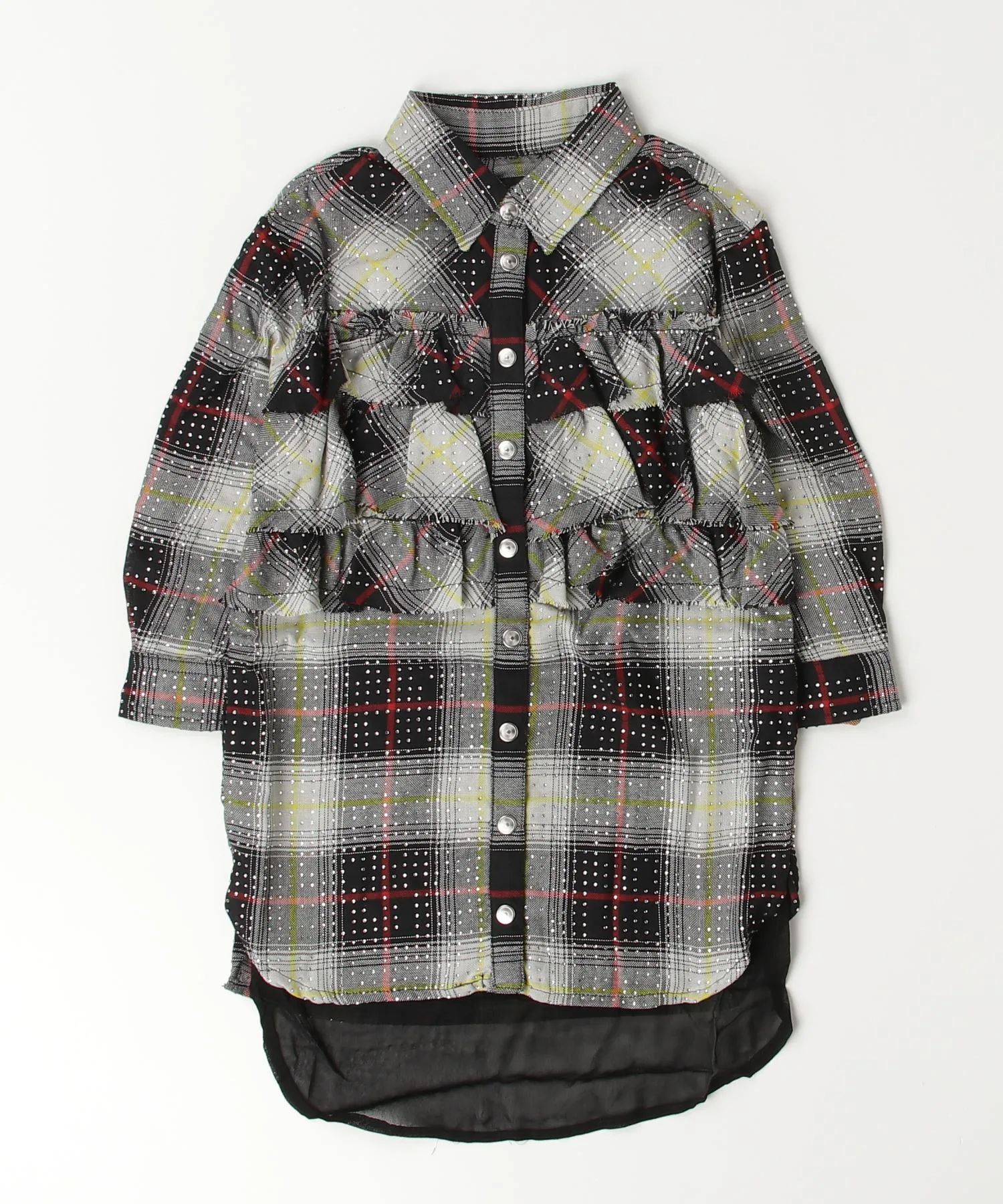 Детское платье-рубашка DIESEL KIDS чёрное