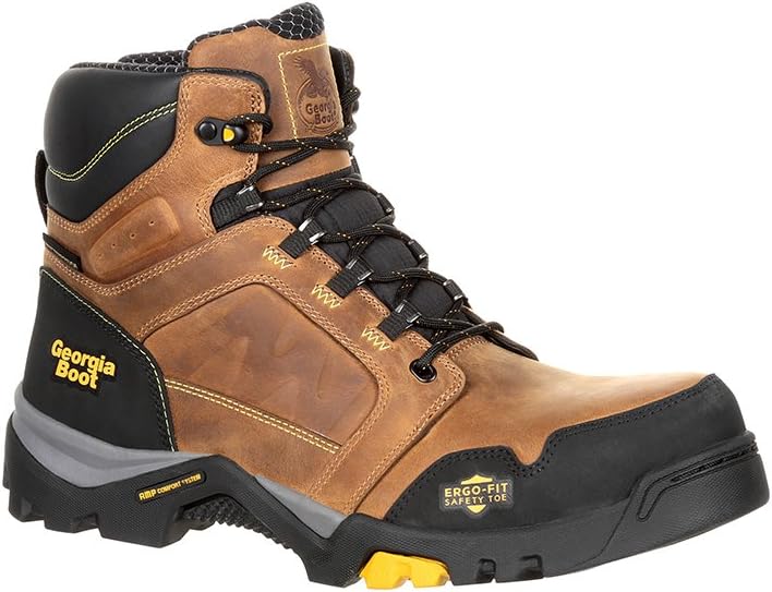 Мужские ботинки Georgia Boot Amplitude с композитным носком и водонепроницаемые, Trail Crazy Horse — фото 4