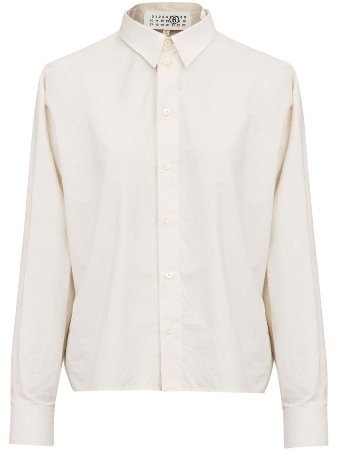 

MM6 Maison Margiela многослойная рубашка, белый