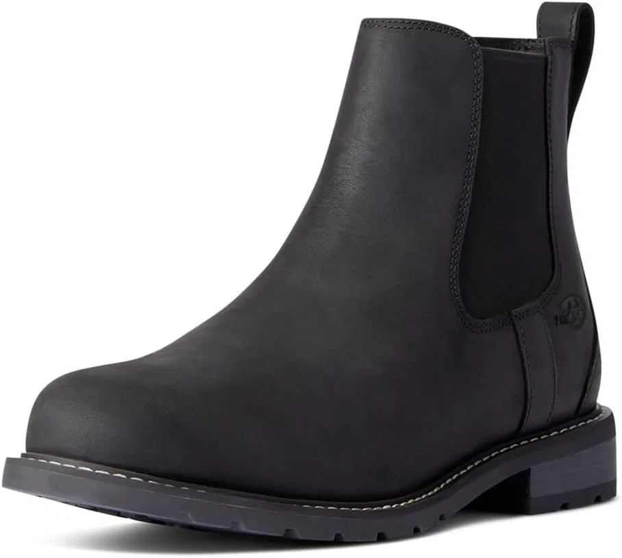 Мужские водонепроницаемые ботинки челси ARIAT Wexford, Black