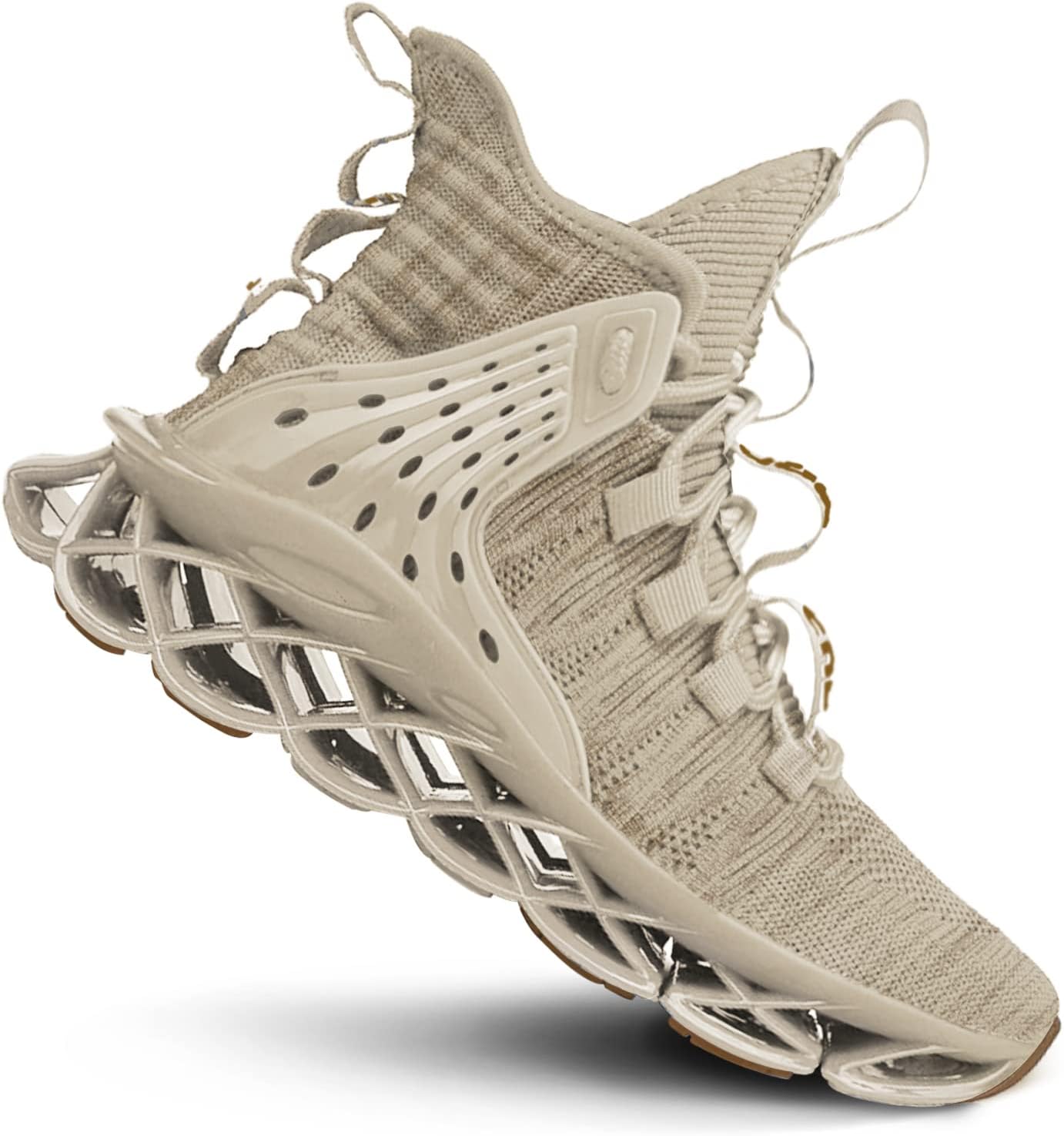 

Кроссовки DUDHUH для мужчин, удобные спортивные, для кросс-тренинга, повседневной ходьбы, модные мужские теннисные носковые кеды, Camel