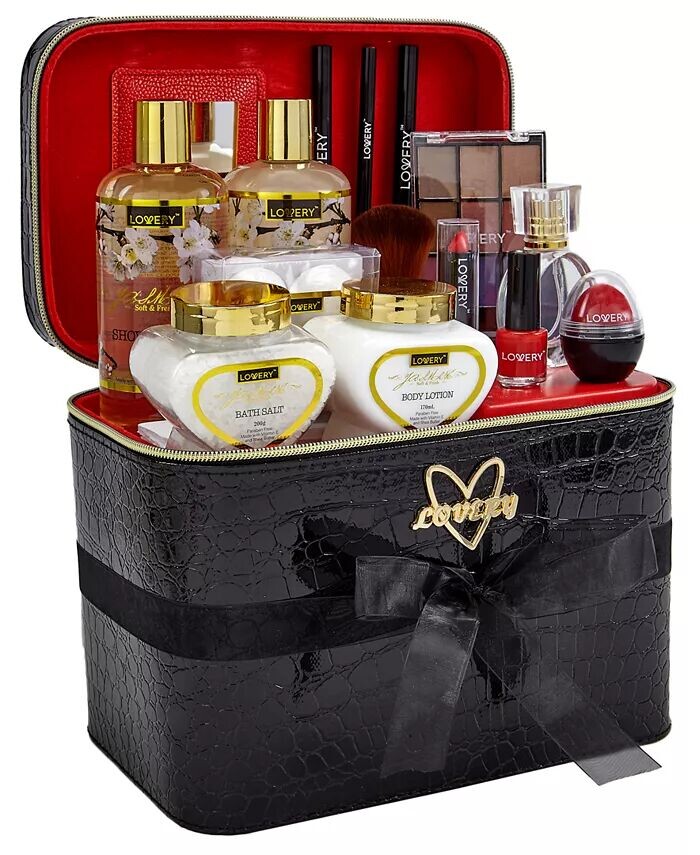 

30 шт. Подарочный набор для ухода за телом и макияжем Jasmin Home Spa Lovery
