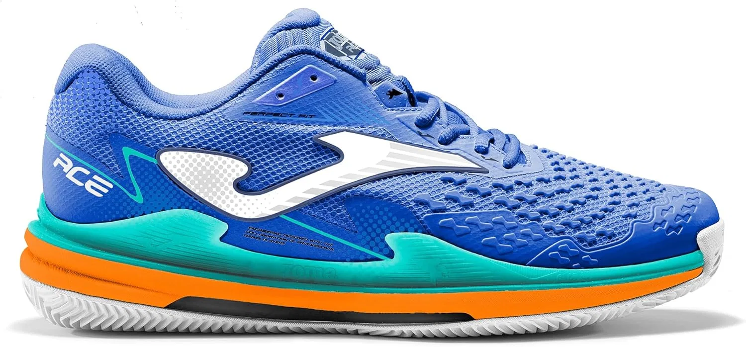 Мужские кроссовки Joma Ace Pro, размеры 7-13 - Амортизирующая подошва с сетчатым рисунком предотвращает вывих суставов, Royal