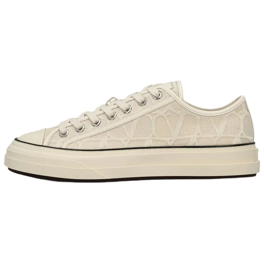 Valentino Кроссовки для скейтбординга мужские low top beige