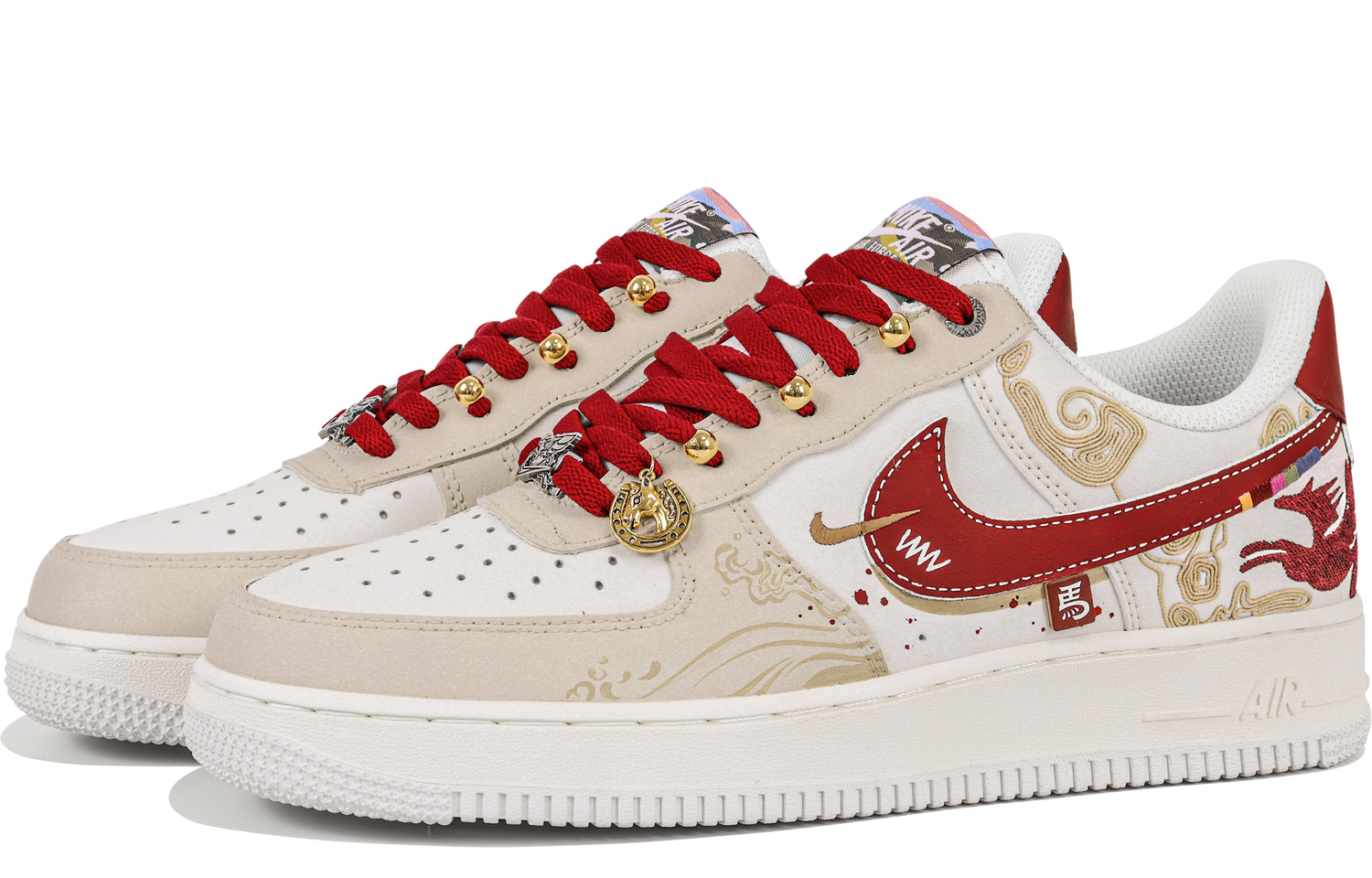 Nike Кроссовки Air Force 1 Skateboard мужские низкие red — фото 4