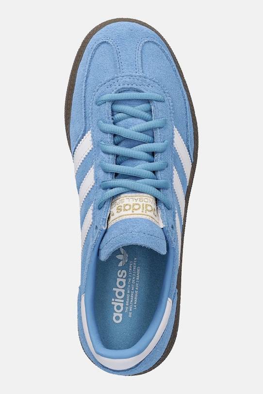 Детские замшевые кроссовки Handball Spezial Adidas Originals, синий — фото 4