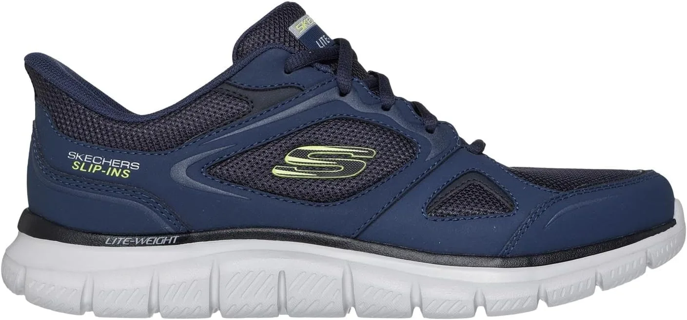 Мужские кроссовки Skechers Hands-Free Slip-ins Track Trainers, темно-синий — фото 4