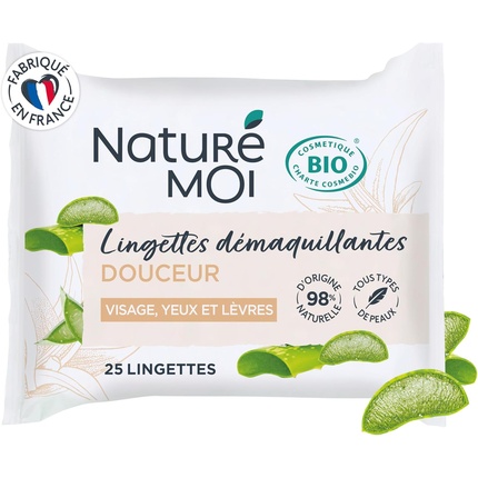 

Салфетки для снятия макияжа Nature Moi для лица, глаз и губ Naturé Moi