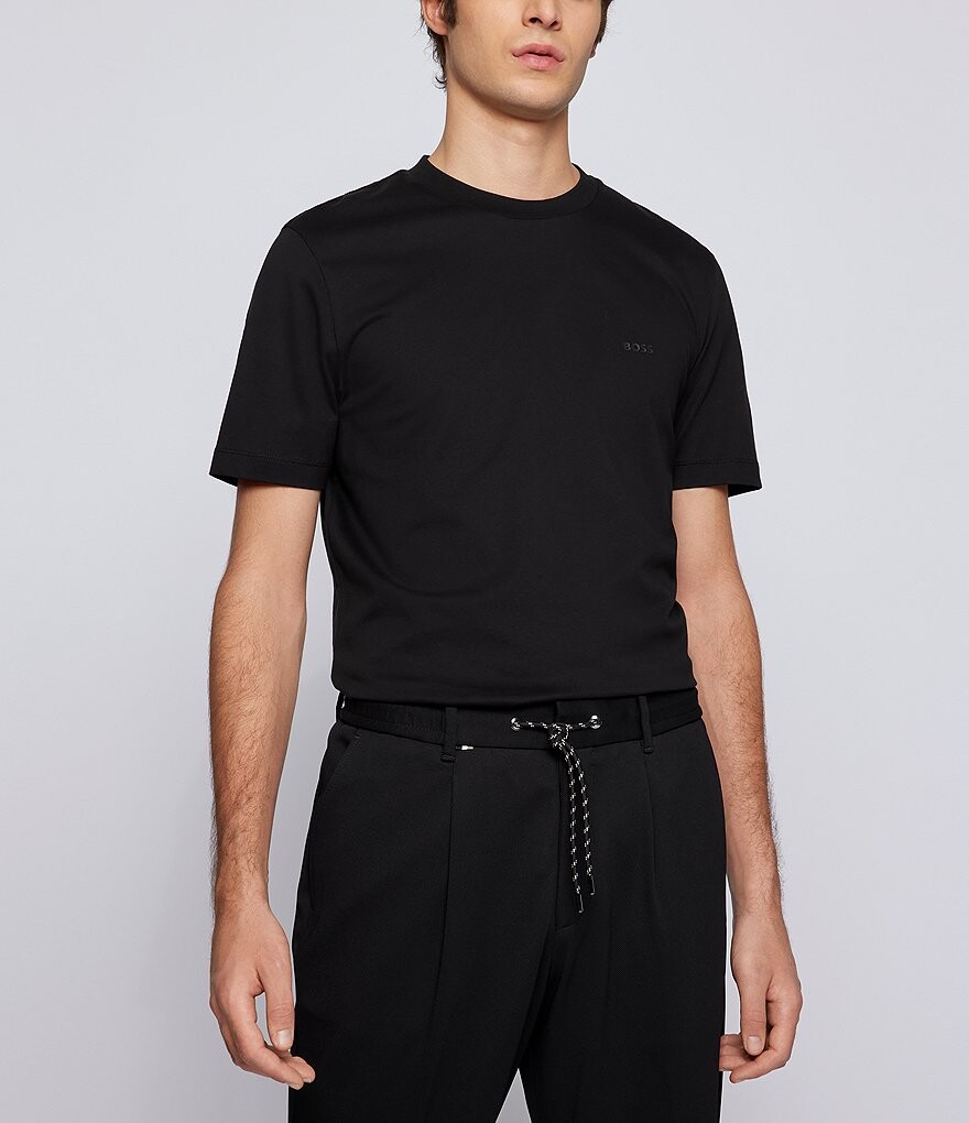 

Футболка с короткими рукавами BOSS Big & Tall Thompson Hugo Boss, черный