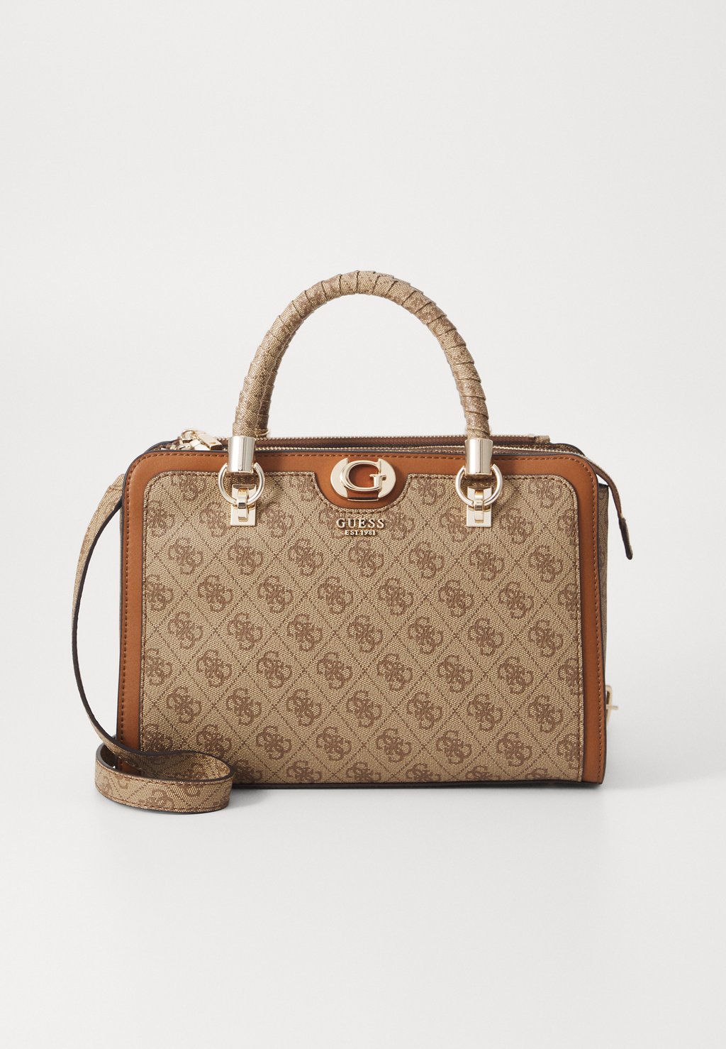 

Сумка ORLINA LOGO SATCHEL Guess, коричневый