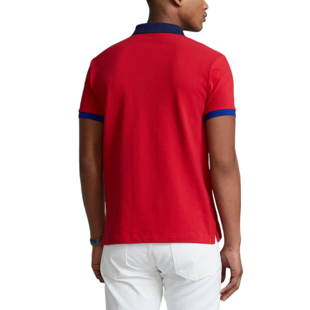 Polo Ralph Lauren Поло SS24 мужская красная — фото 4