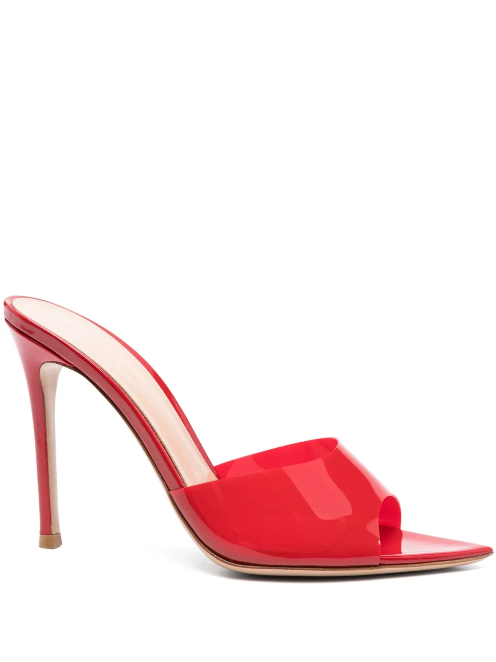 Мюли на каблуке Gianvito Rossi, красный