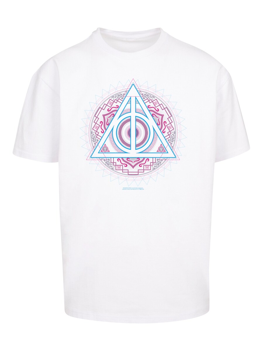 

Рубашка F4NT4STIC Harry Potter Neon Deathly, белый