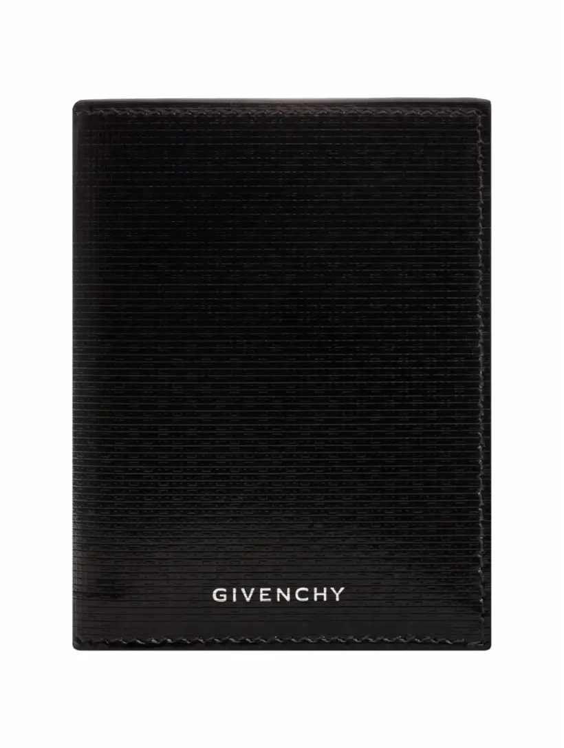 

Кожаное портмоне с логотипом Givenchy, черный