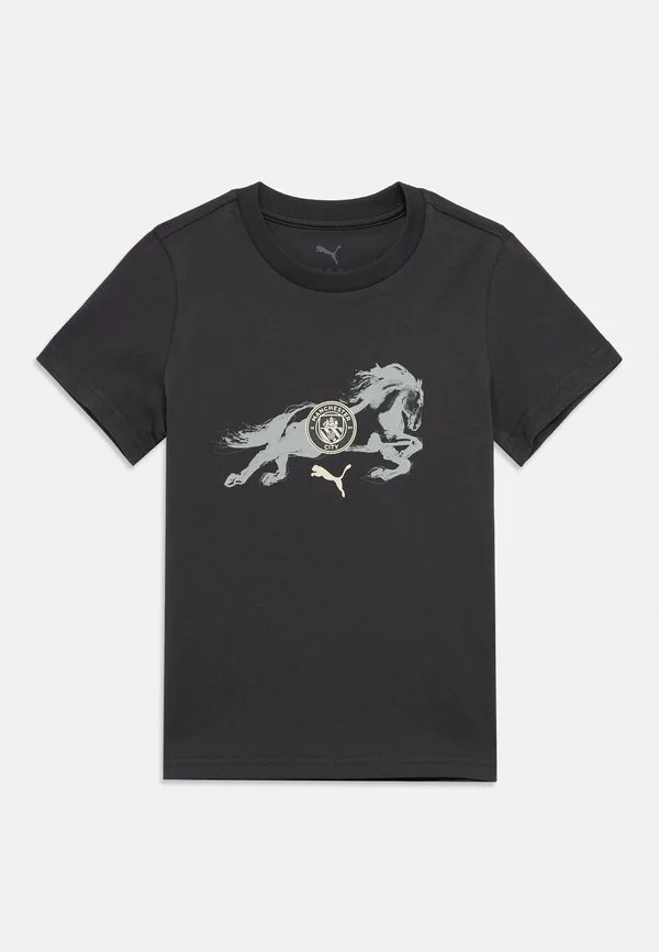 Футболка mcfc унисекс клубная одежда Puma, Dark Grey