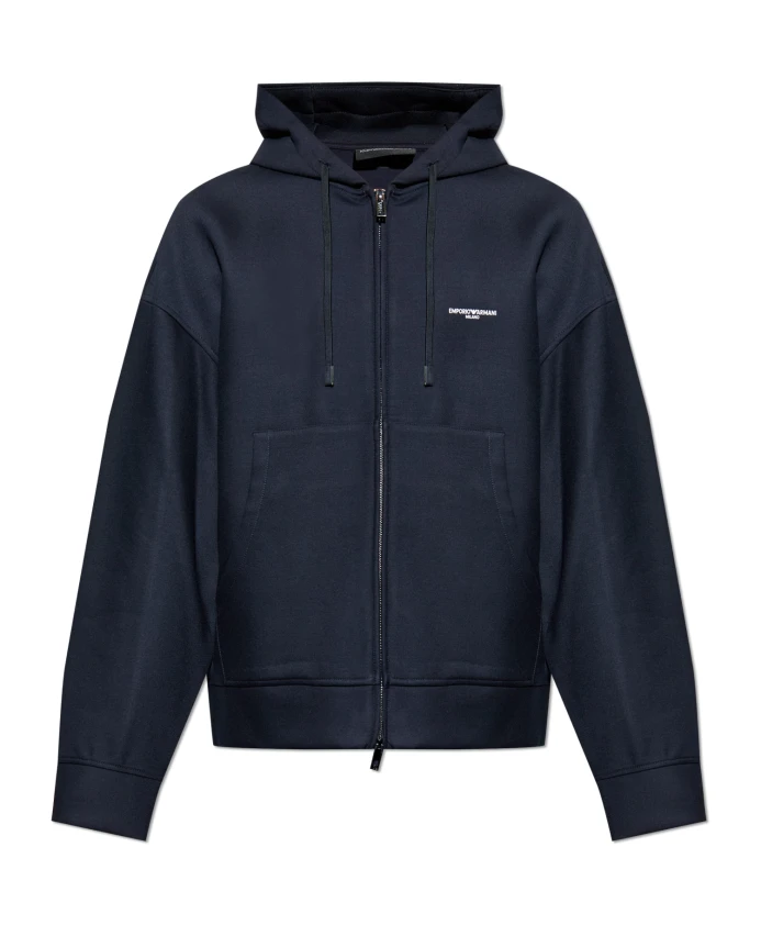 

Толстовки и худи Emporio Armani, синий