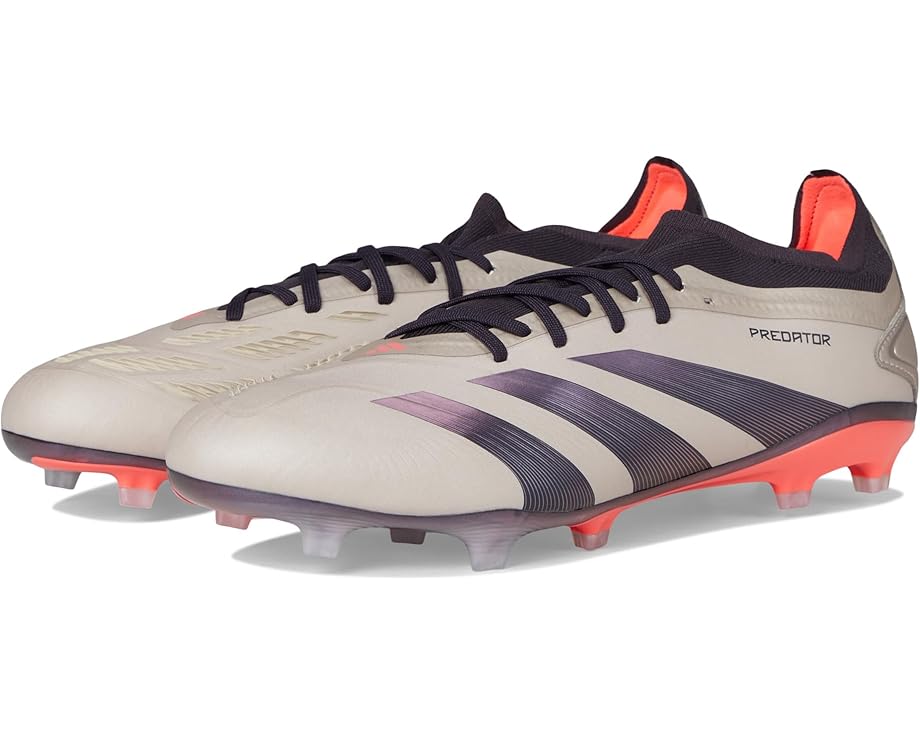 

Кроссовки adidas Predator PRO Firm Ground Soccer Cleats, цвет Platin Metallic/Aurora Black/Turbo