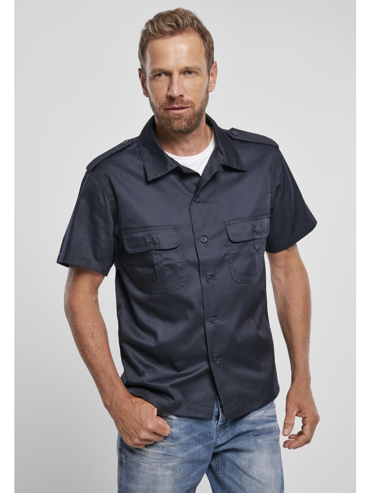 

Рубашки Brandit темно-синего цвета