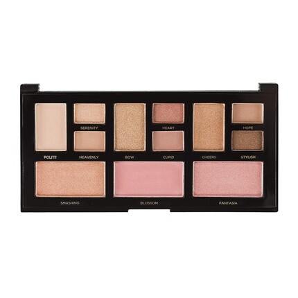 Палитра Mini Artistry из 12 оттенков для глаз и щек Pink Nudes, Profusion Cosmetics — фото 2