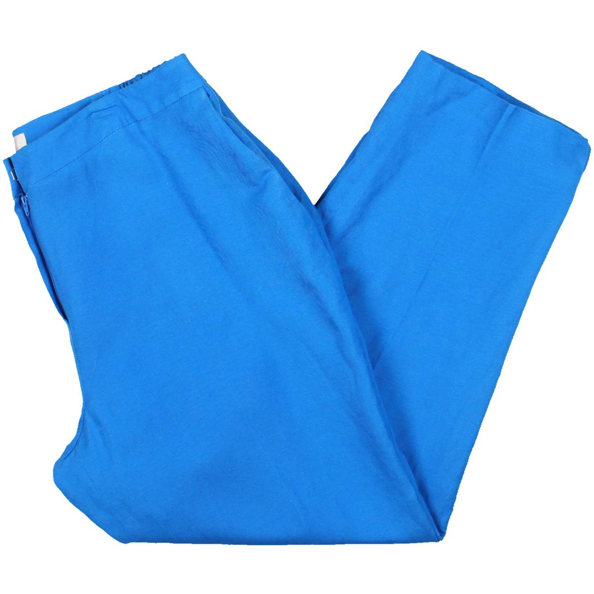 

Женские брюки прямого кроя средней посадки из льняной смеси Kasper, Riviera