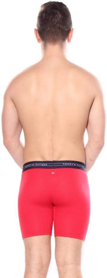 Комплект из 3 мужских боксеров Tommy Hilfiger Cotton Air, Mahogany — фото 3