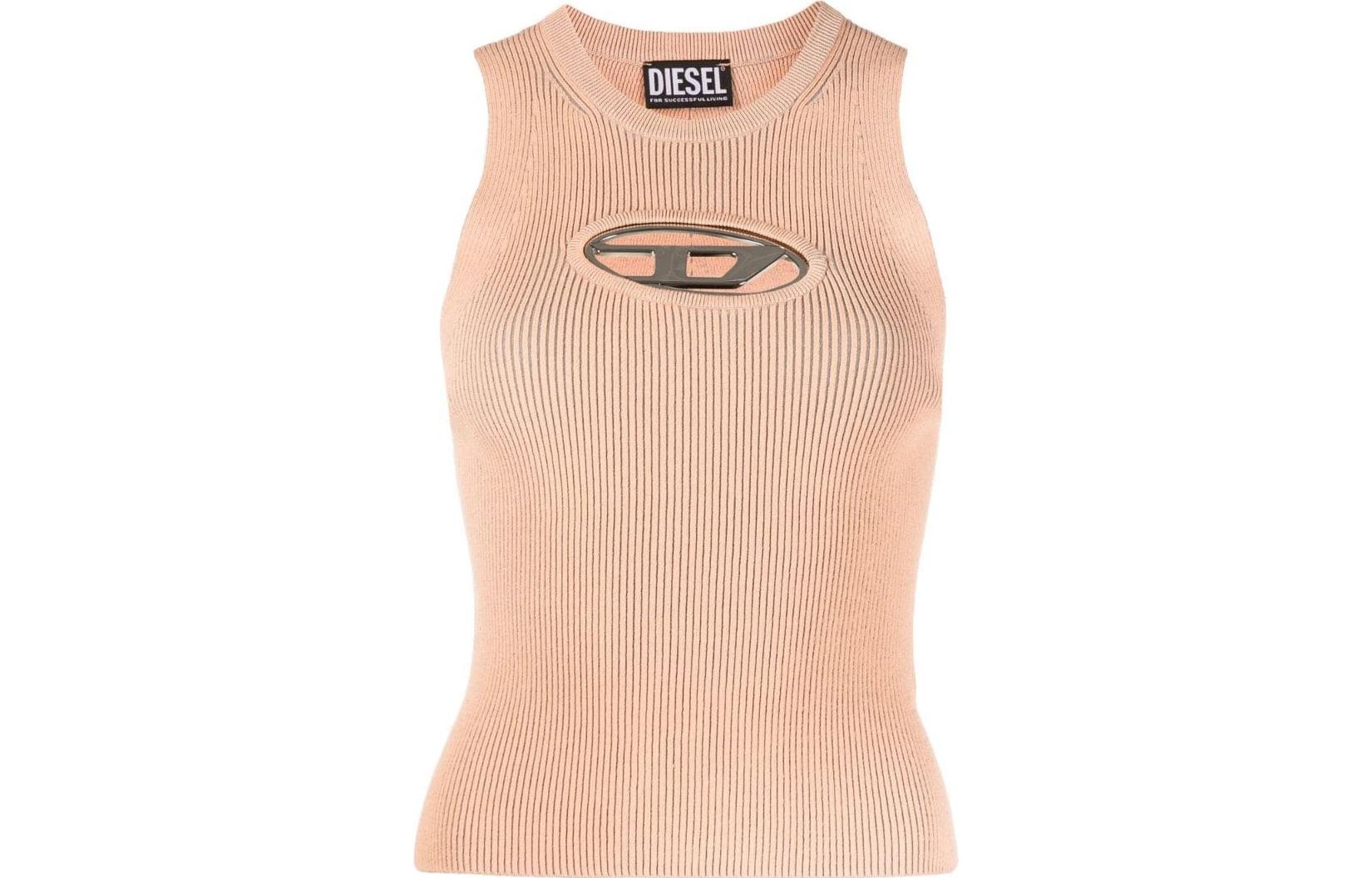 

DIESEL Топ-майка женская кораллово-розовая