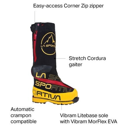 

Альпинистские ботинки Olympus Mons Cube S мужские La Sportiva, желтый/черный