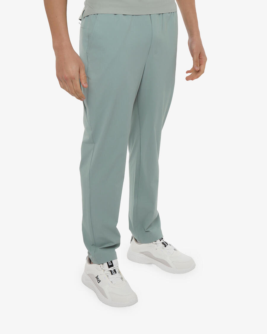 

JAKED Синтетические спортивные брюки шалфейно-зеленого цвета для мужчин