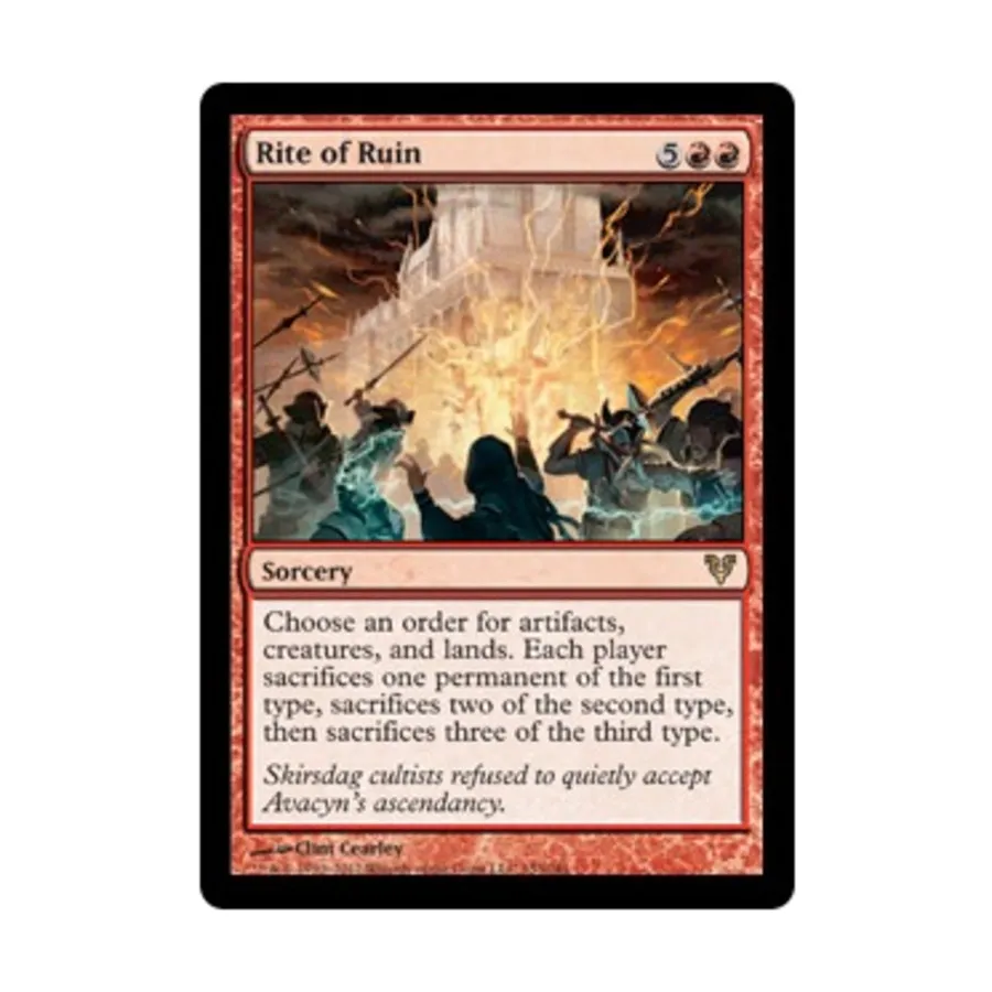 

CCG Обряд разрушения (клавиша R), MTG - Avacyn Restored