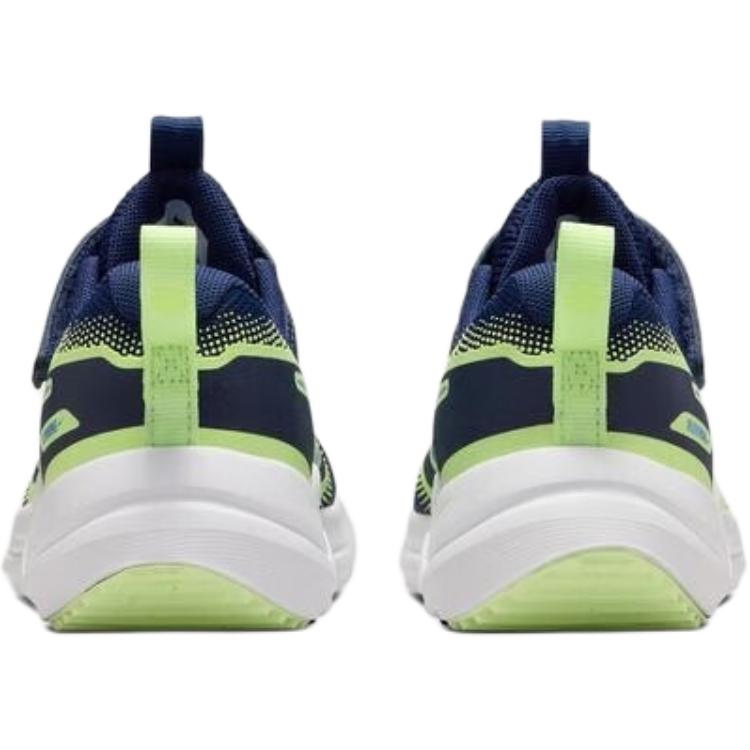 Nike Кроссовки для бега детские устойчивые к истиранию university blue/neon green для детей от 3 до 7 лет — фото 4