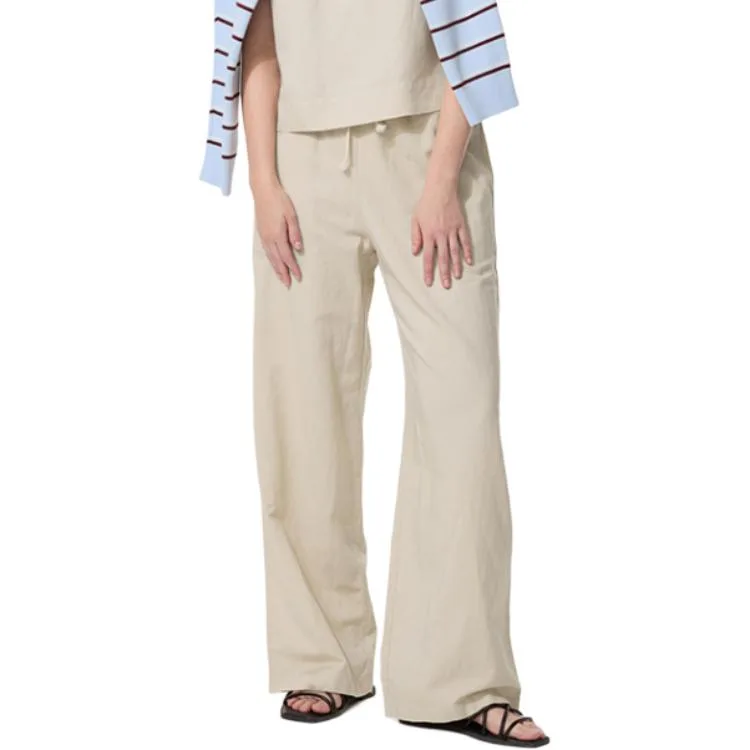 Брюки Casual C Collection SS26 Clare Waight Keller UNIQLO, светло-бежевый