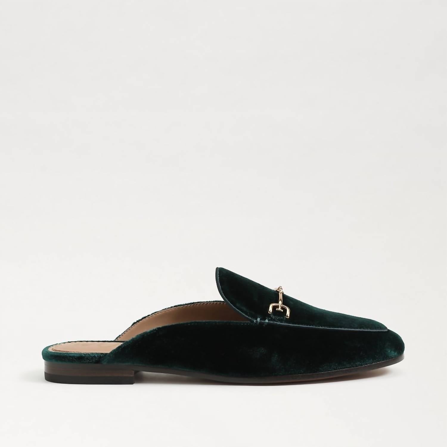 Мюли Linnie Bit из изумрудно-нефритового бархата Sam Edelman, цвет emerald jade velvet — фото 3
