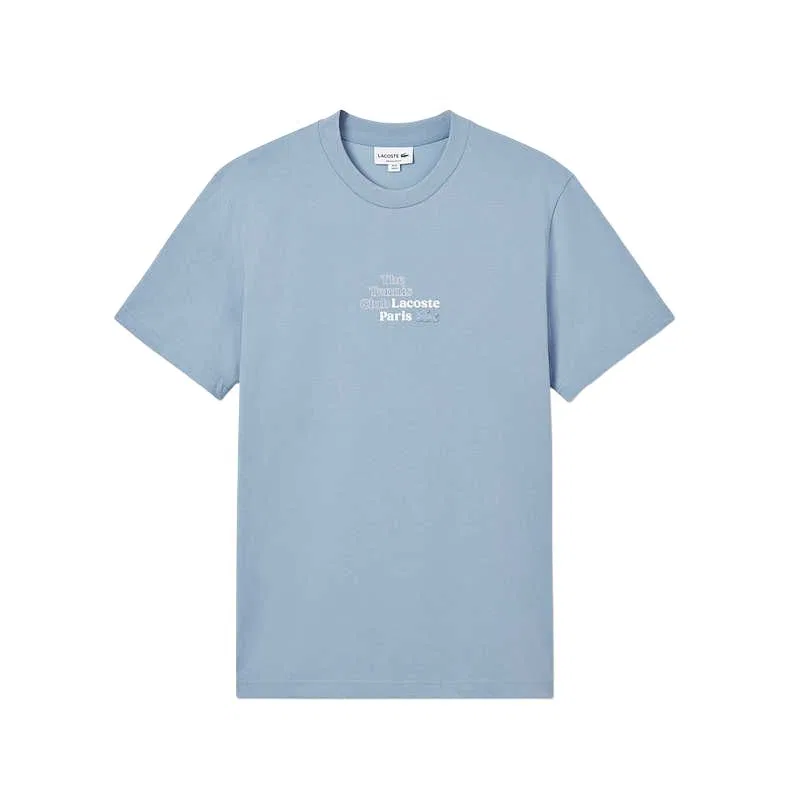 Футболка мужская Lacoste Moderate, с круглым вырезом, экрю — фото 3