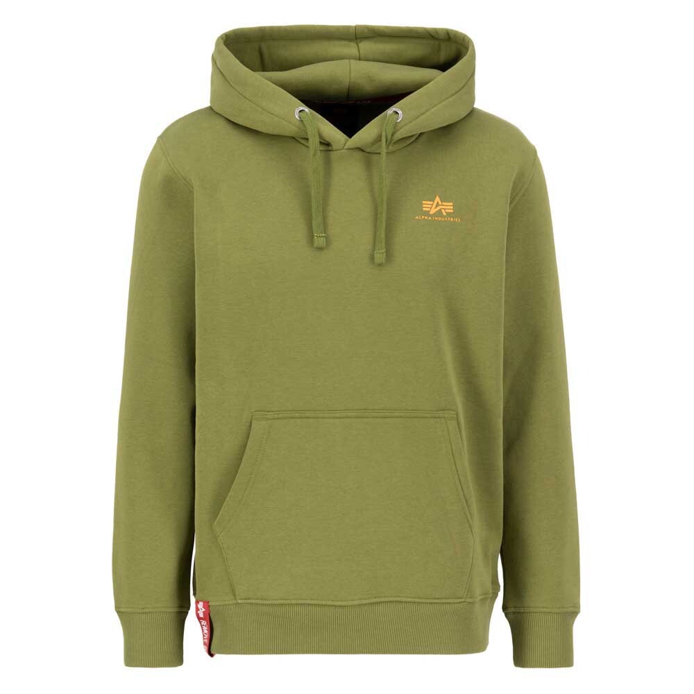 

Худи Alpha Industries Basic Small Logo, зеленый