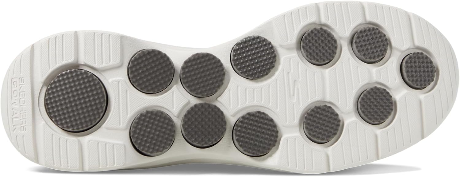 Мужские кроссовки Skechers Go Walk 7 Stretch Fit без шнурков, черный/угольный — фото 3