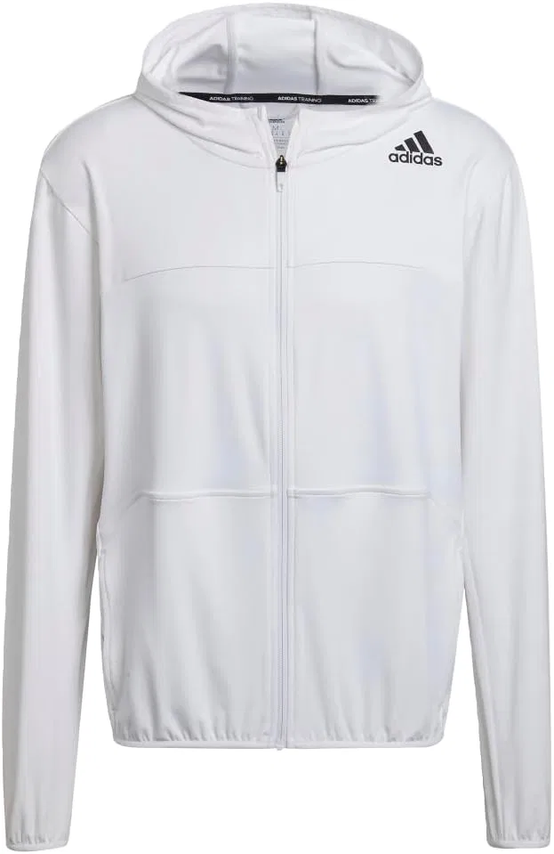 Тренировочная куртка с капюшоном adidas, белый