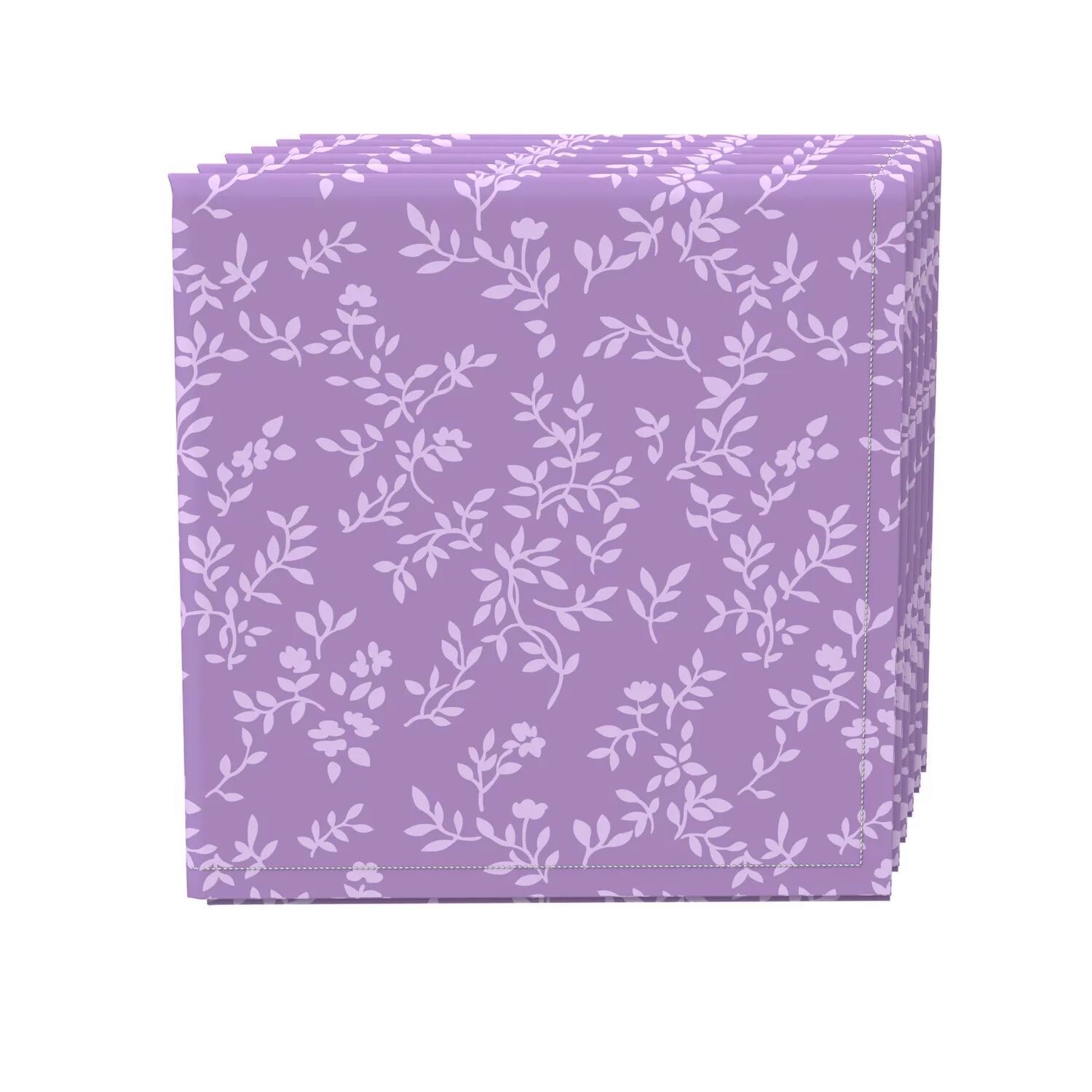 

Набор салфеток, 100 % полиэстер, набор из 4 шт., 18x18 дюймов Purple Vines